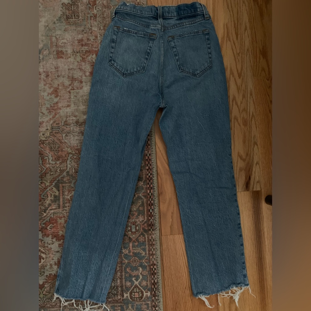 Abercrombie & Fitch High-Rise Crossover Dad Jean 00 Short - Picture 5 of 5
